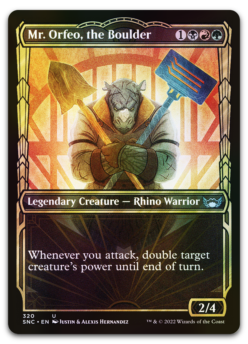 Mr. Orfeo, the Boulder (Showcase) (Streets of New Capenna)