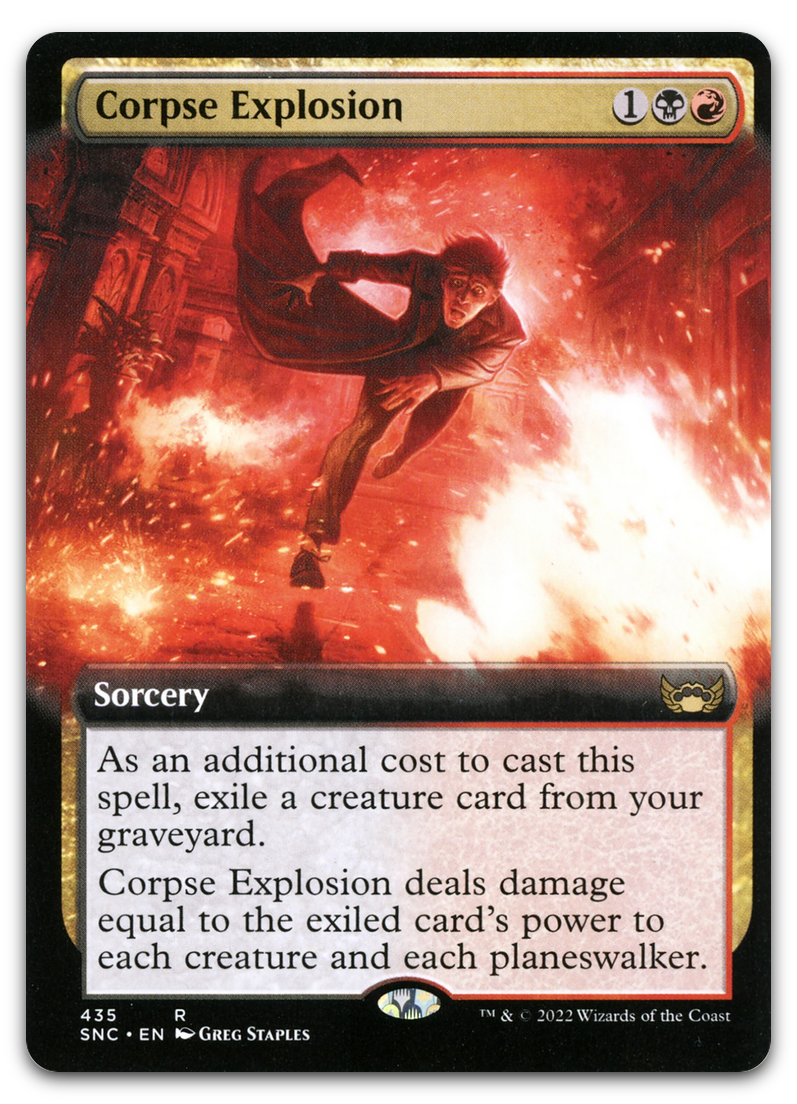 Corpse Explosion (Extended Art) (Streets of New Capenna)