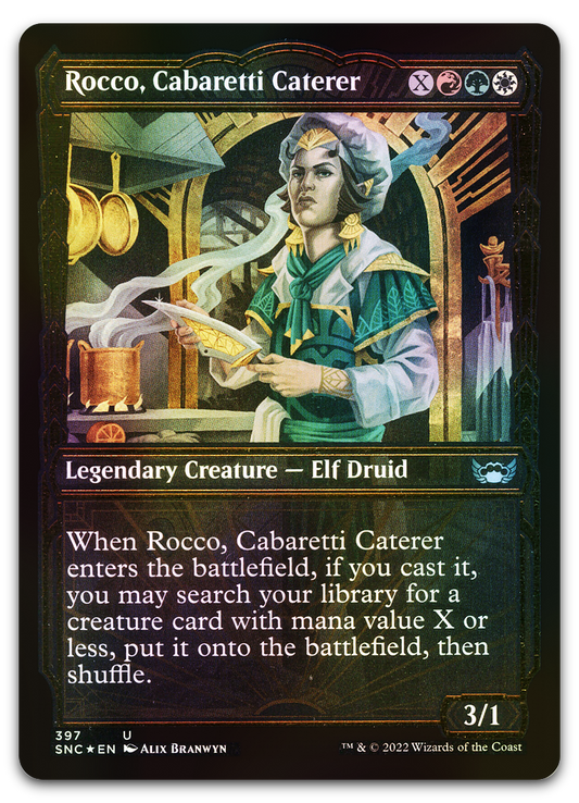 Rocco, Cabaretti Caterer (Gilded Foil) (Streets of New Capenna)