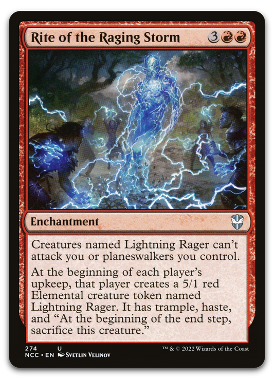 Rite of the Raging Storm (Commander: Streets of New Capenna)