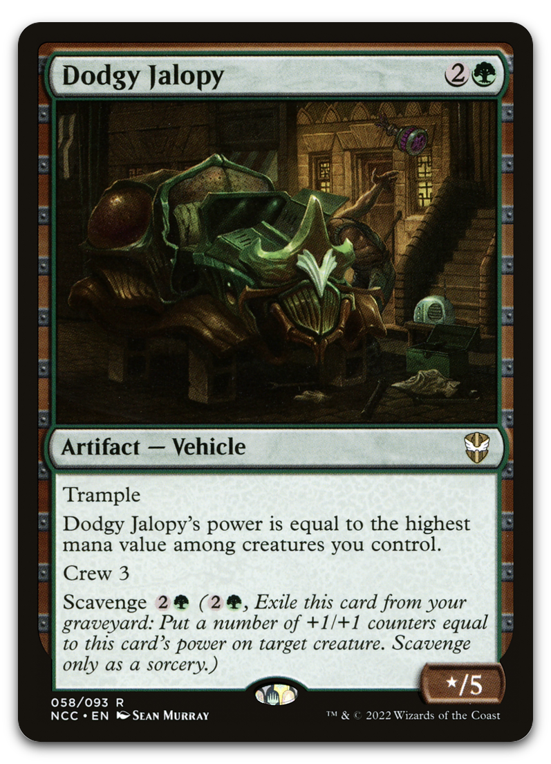 Dodgy Jalopy (Commander: Streets of New Capenna)