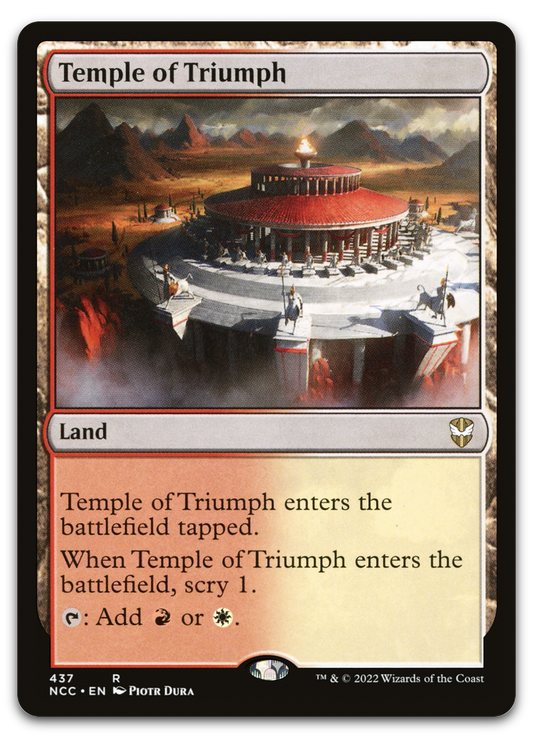 Temple of Triumph (Commander: Streets of New Capenna)