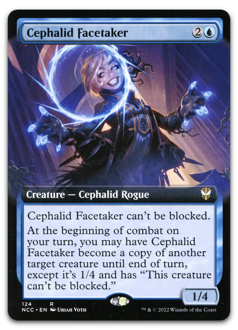 Cephalid Facetaker (Extended Art) (Commander: Streets of New Capenna)