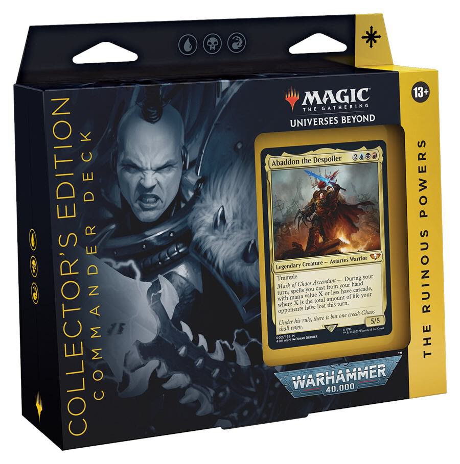 Universes Beyond: Warhammer 40,000 - The Ruinous Powers Commander Deck (Collector's Edition) - Universes Beyond: Warhammer 40,000 (40K)
