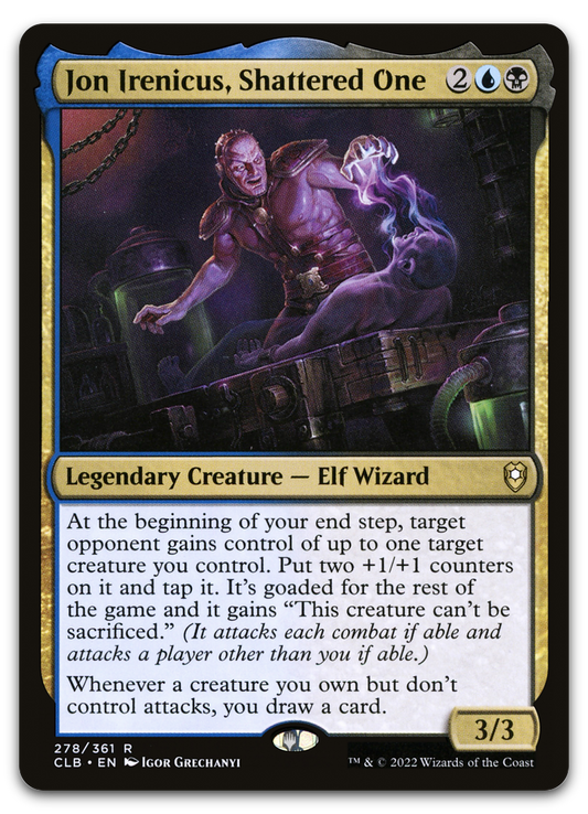 Jon Irenicus, Shattered One (Commander Legends: Battle for Baldur's Gate)