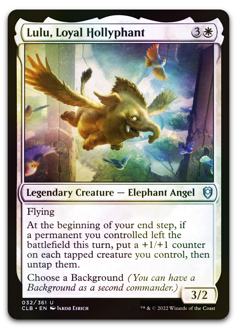 Lulu, Loyal Hollyphant (Commander Legends: Battle for Baldur's Gate)