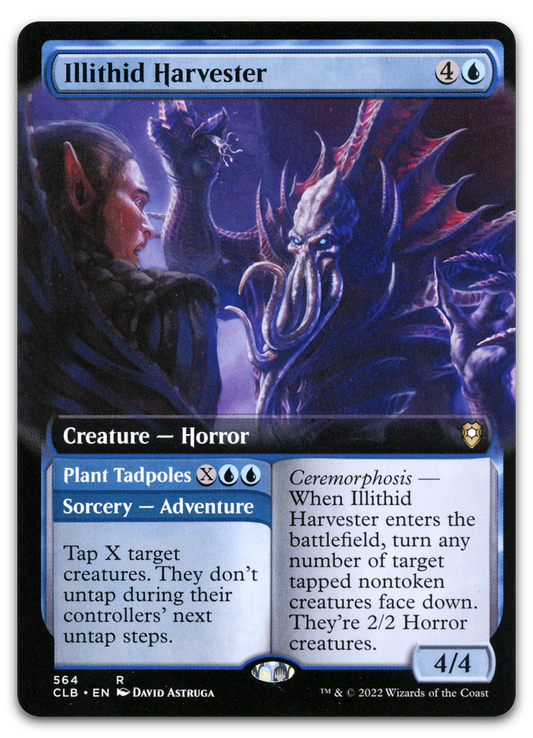 Illithid Harvester (Extended Art) (Commander Legends: Battle for Baldur's Gate)