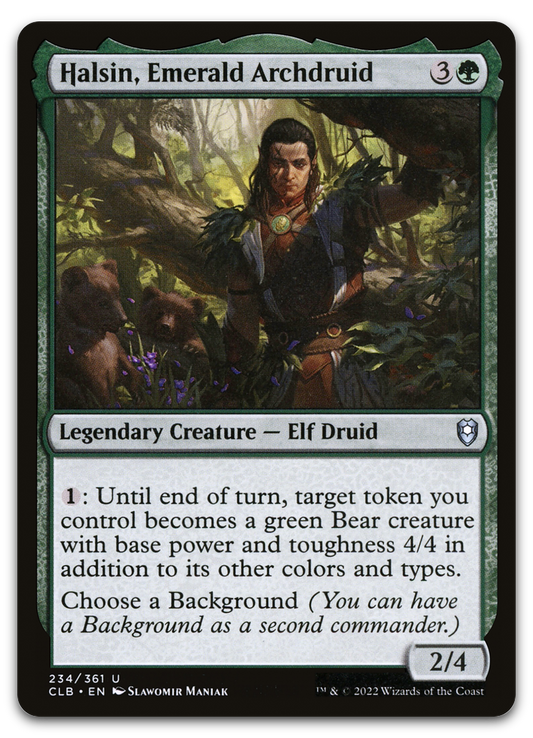 Halsin, Emerald Archdruid (Commander Legends: Battle for Baldur's Gate)