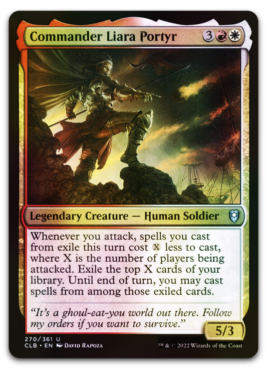 Commander Liara Portyr (Commander Legends: Battle for Baldur's Gate)