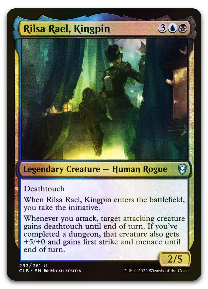 Rilsa Rael, Kingpin (Commander Legends: Battle for Baldur's Gate)