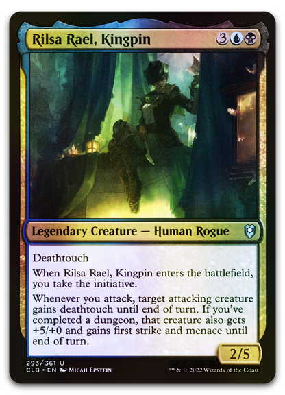 Rilsa Rael, Kingpin (Commander Legends: Battle for Baldur's Gate)