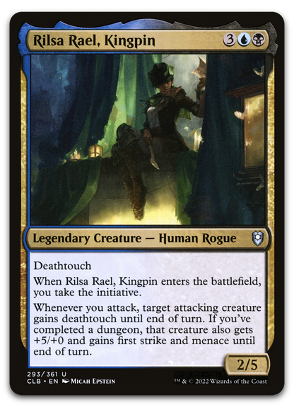 Rilsa Rael, Kingpin (Commander Legends: Battle for Baldur's Gate)