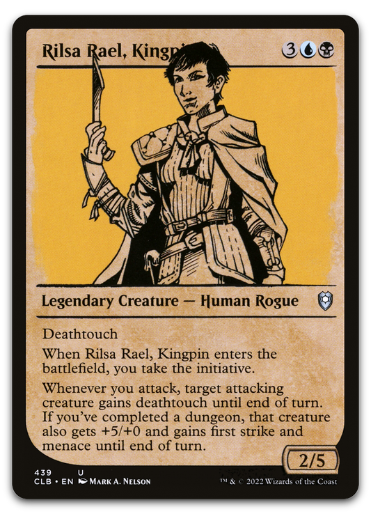 Rilsa Rael, Kingpin (Showcase) (Commander Legends: Battle for Baldur's Gate)