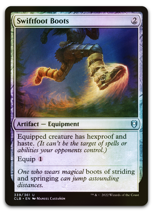 Swiftfoot Boots (Commander Legends: Battle for Baldur's Gate)