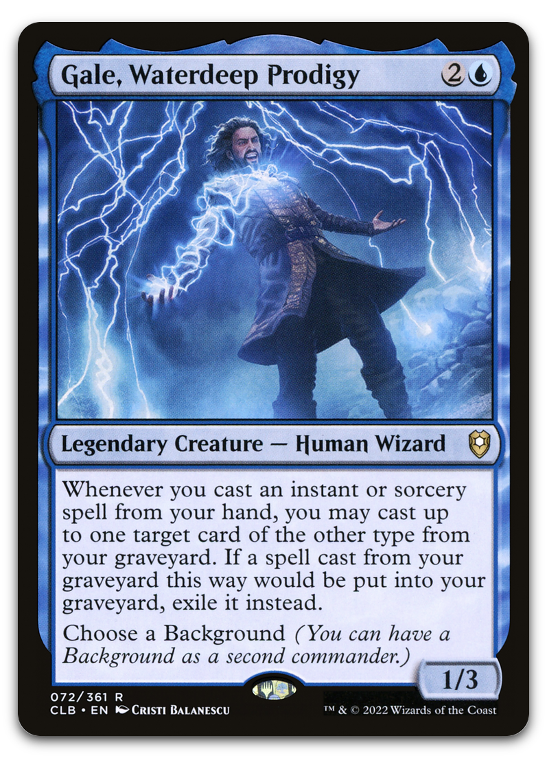 Gale, Waterdeep Prodigy (Commander Legends: Battle for Baldur's Gate)