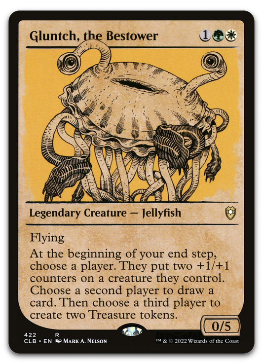 Gluntch, the Bestower (Showcase) (Commander Legends: Battle for Baldur's Gate)