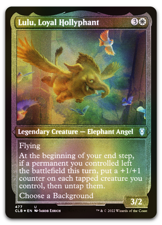 Lulu, Loyal Hollyphant (Foil Etched) (Commander Legends: Battle for Baldur's Gate)