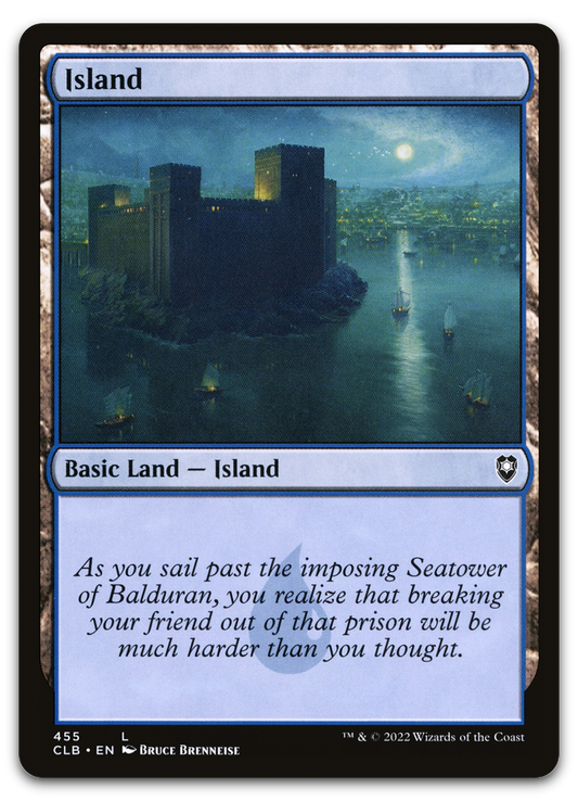 Island (455) (Commander Legends: Battle for Baldur's Gate)