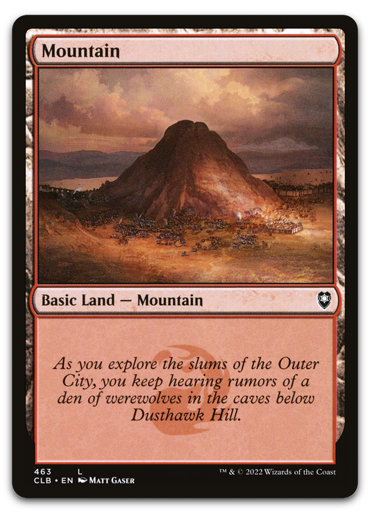 Mountain (463) (Commander Legends: Battle for Baldur's Gate)
