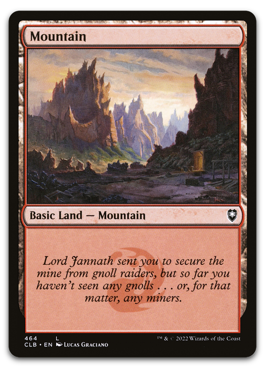 Mountain (464) (Commander Legends: Battle for Baldur's Gate)