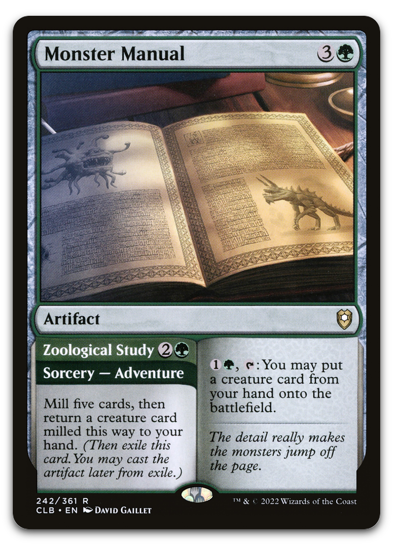 Monster Manual (Commander Legends: Battle for Baldur's Gate)