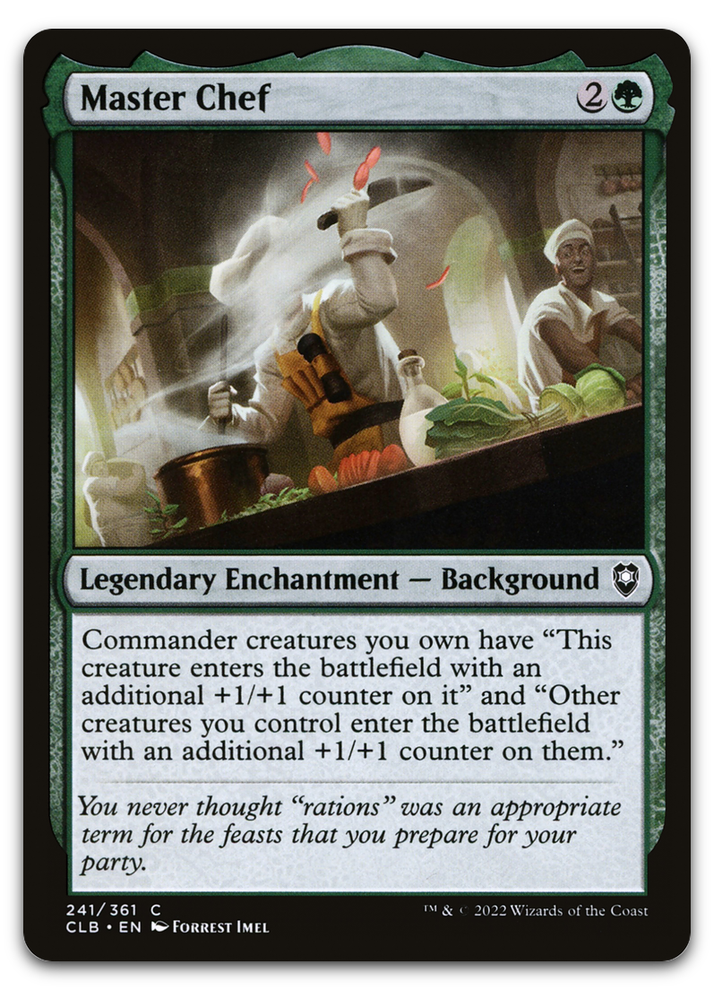 Master Chef (Commander Legends: Battle for Baldur's Gate)