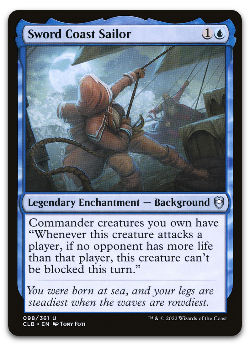 Sword Coast Sailor (Commander Legends: Battle for Baldur's Gate)