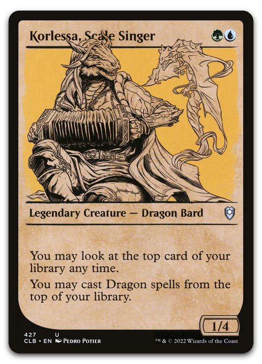 Korlessa, Scale Singer (Showcase) (Commander Legends: Battle for Baldur's Gate)