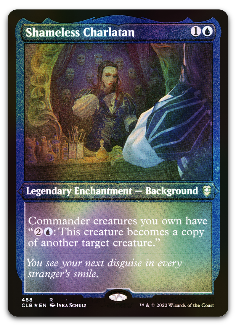 Shameless Charlatan (Foil Etched) (Commander Legends: Battle for Baldur's Gate)