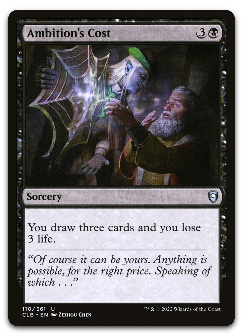 Ambition's Cost (Commander Legends: Battle for Baldur's Gate)