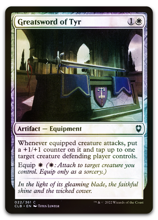 Greatsword of Tyr (Commander Legends: Battle for Baldur's Gate)