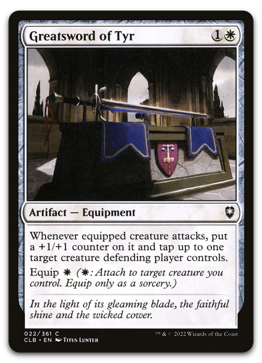 Greatsword of Tyr (Commander Legends: Battle for Baldur's Gate)