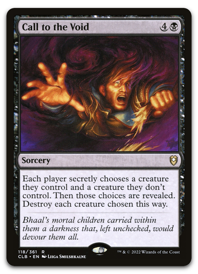 Call to the Void (Commander Legends: Battle for Baldur's Gate)