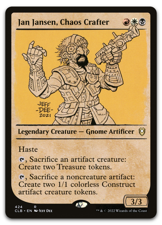 Jan Jansen, Chaos Crafter (Showcase) (Commander Legends: Battle for Baldur's Gate)