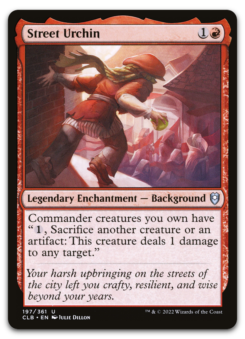Street Urchin (Commander Legends: Battle for Baldur's Gate)