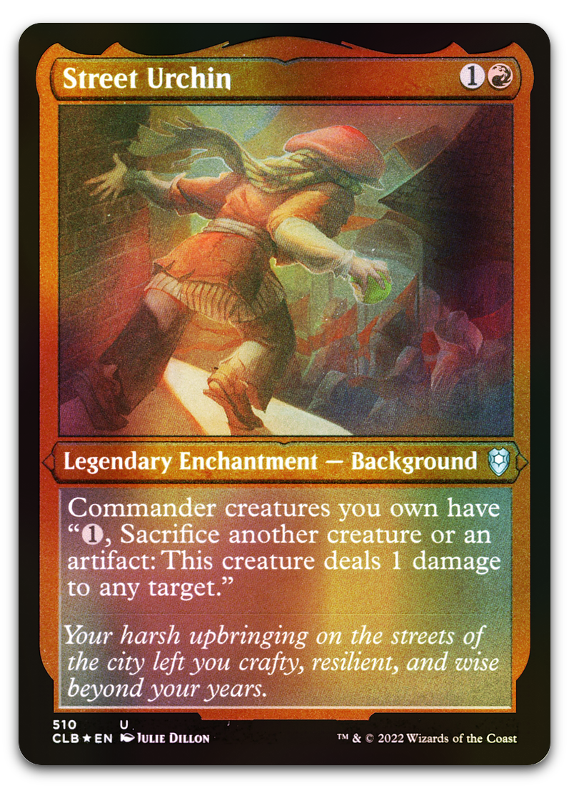 Street Urchin (Foil Etched) (Commander Legends: Battle for Baldur's Gate)