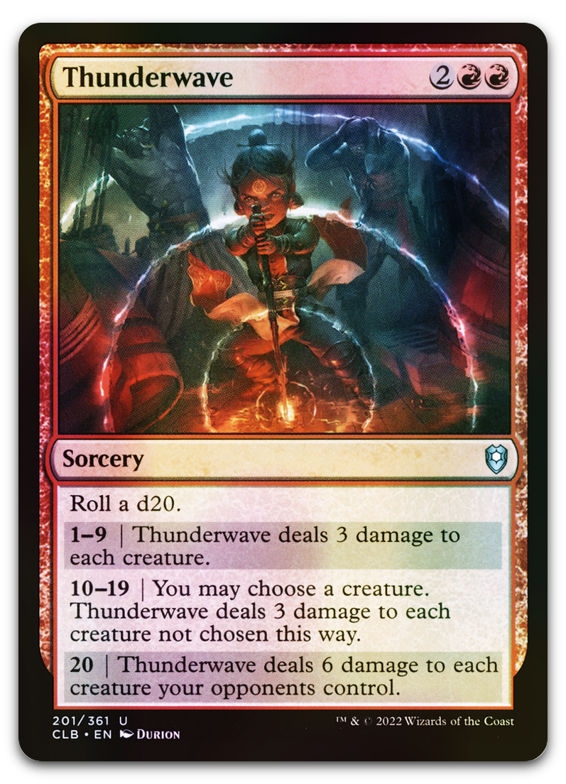Thunderwave (Commander Legends: Battle for Baldur's Gate)
