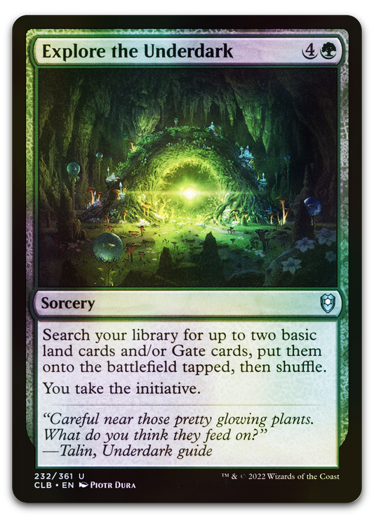 Explore the Underdark (Commander Legends: Battle for Baldur's Gate)