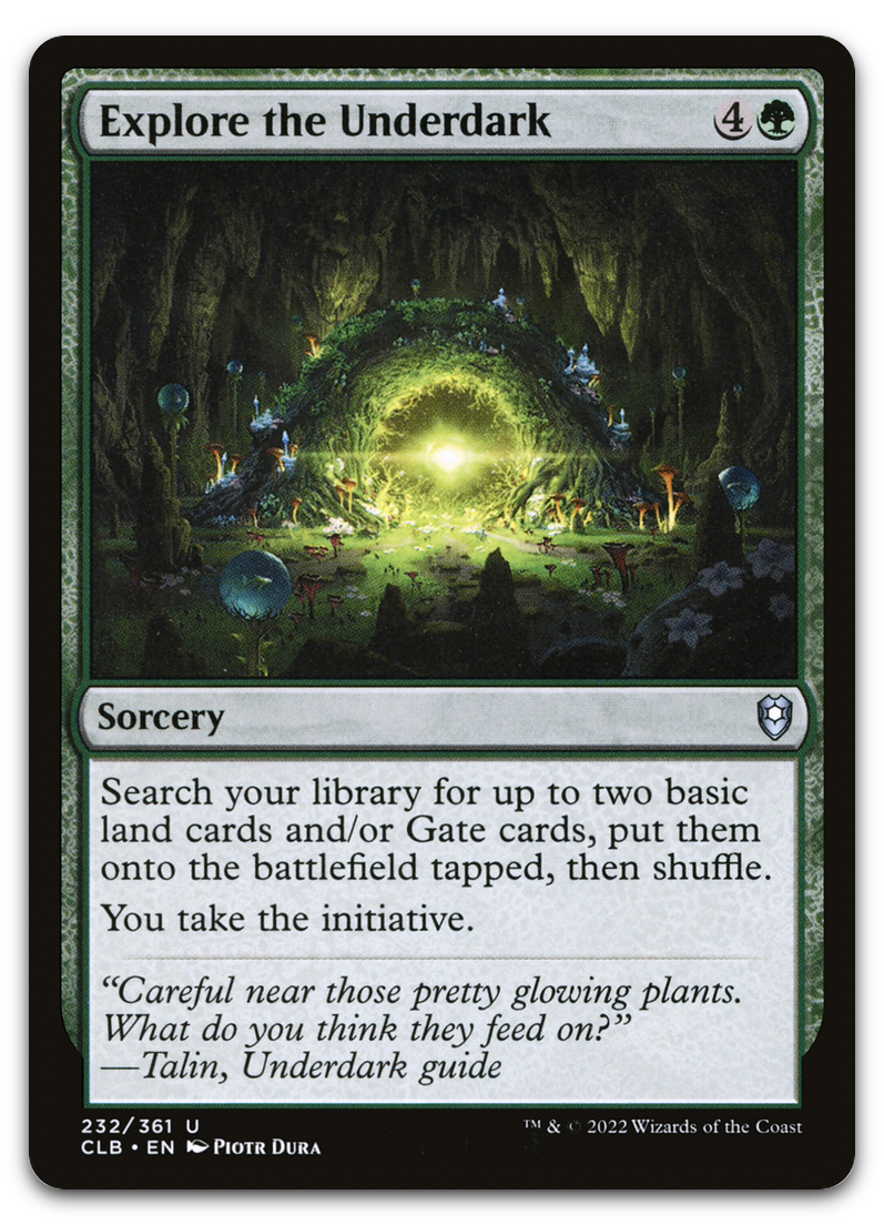 Explore the Underdark (Commander Legends: Battle for Baldur's Gate)