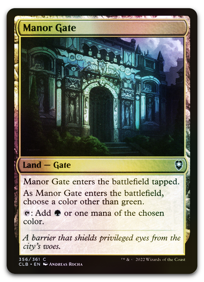 Manor Gate (Commander Legends: Battle for Baldur's Gate)