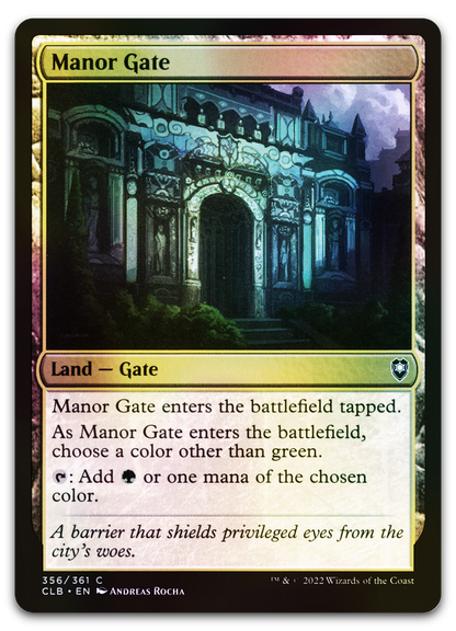 Manor Gate (Commander Legends: Battle for Baldur's Gate)