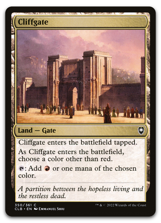 Cliffgate (Commander Legends: Battle for Baldur's Gate)