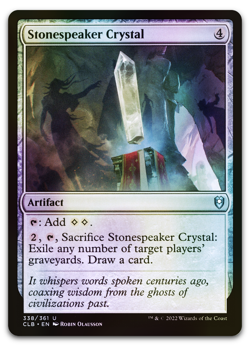 Stonespeaker Crystal (Commander Legends: Battle for Baldur's Gate)