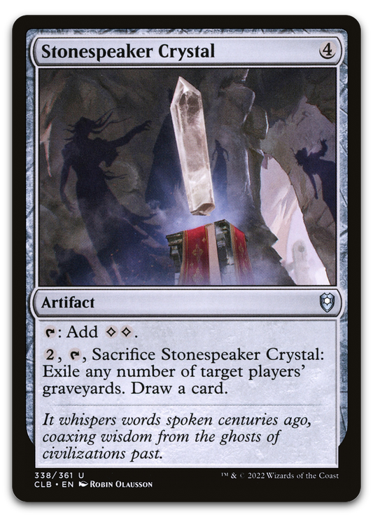 Stonespeaker Crystal (Commander Legends: Battle for Baldur's Gate)