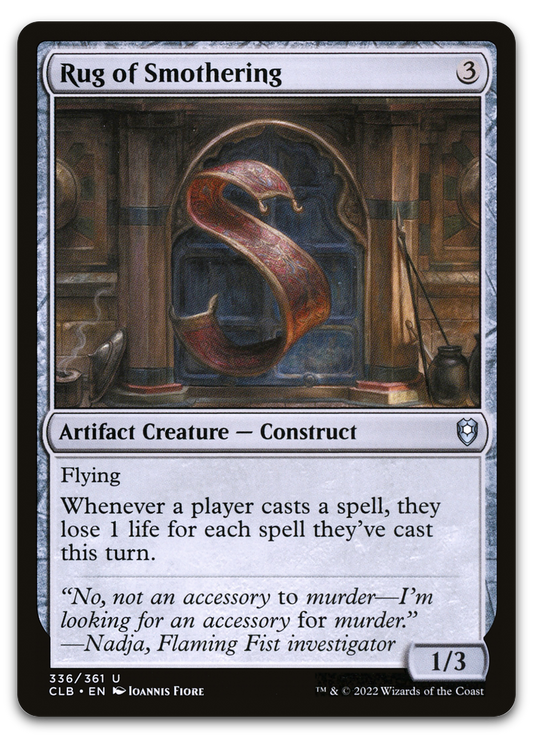 Rug of Smothering (Commander Legends: Battle for Baldur's Gate)