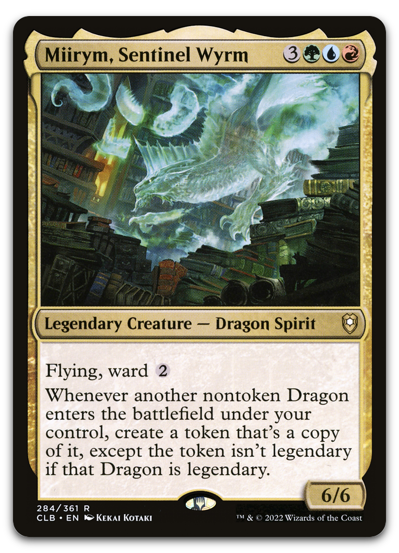 Miirym, Sentinel Wyrm (Commander Legends: Battle for Baldur's Gate)