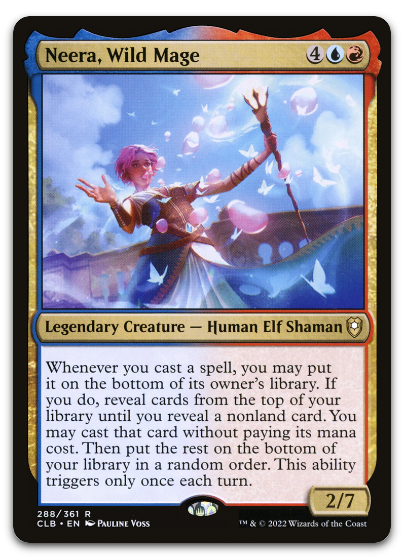 Neera, Wild Mage (Commander Legends: Battle for Baldur's Gate)