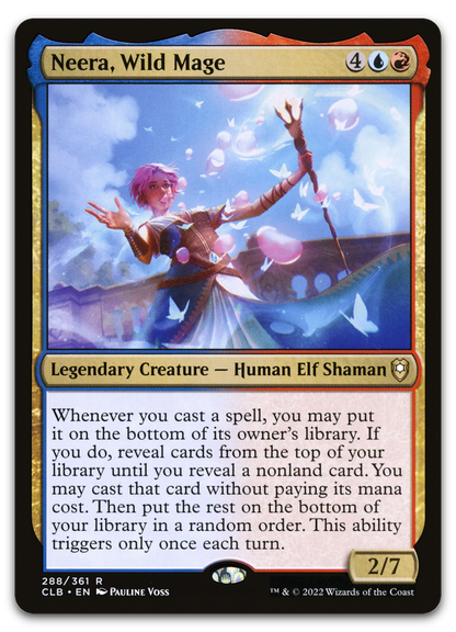 Neera, Wild Mage (Commander Legends: Battle for Baldur's Gate)