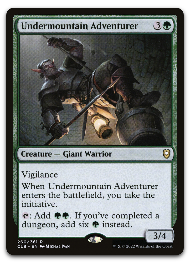 Undermountain Adventurer (Commander Legends: Battle for Baldur's Gate)