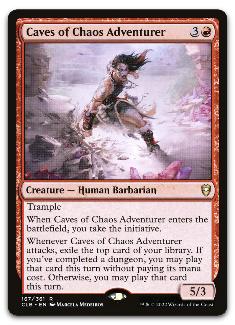 Caves of Chaos Adventurer (Commander Legends: Battle for Baldur's Gate)